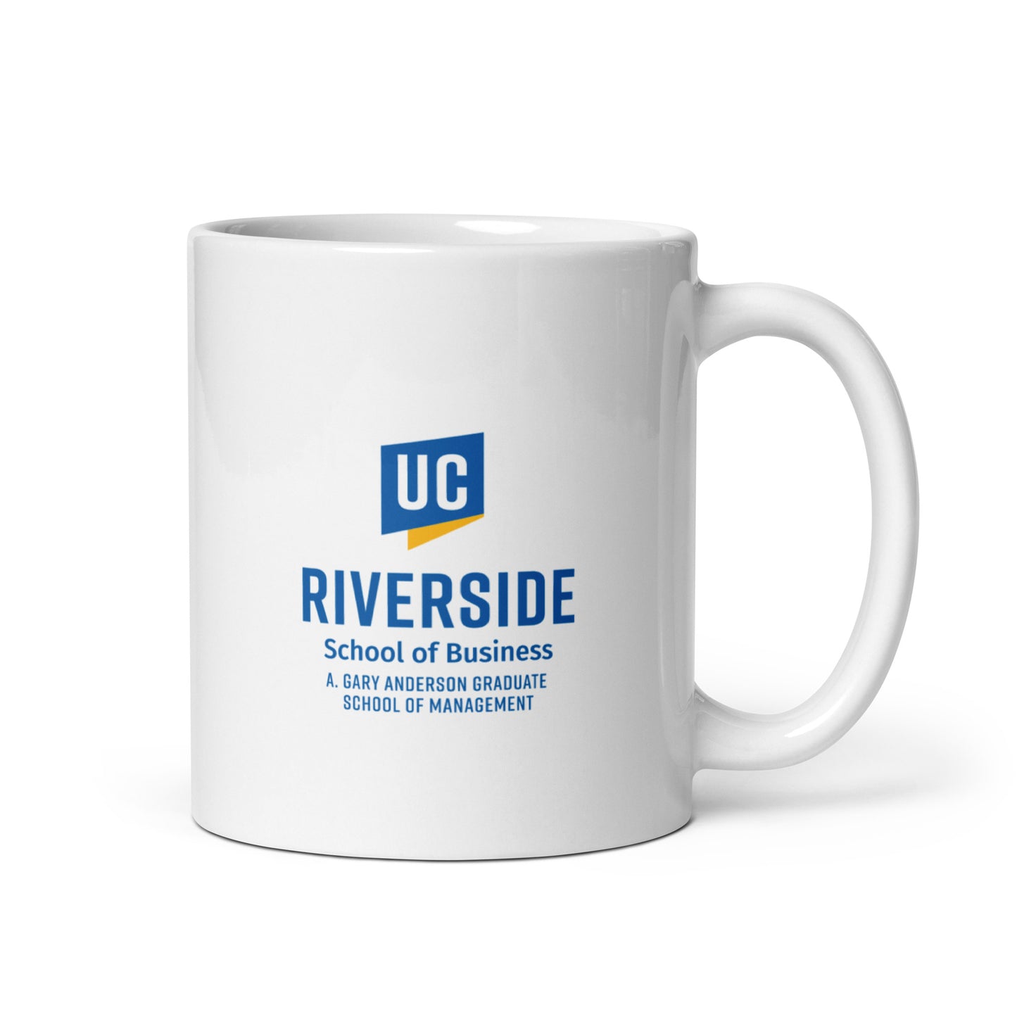 UCR School of Business White glossy mug
