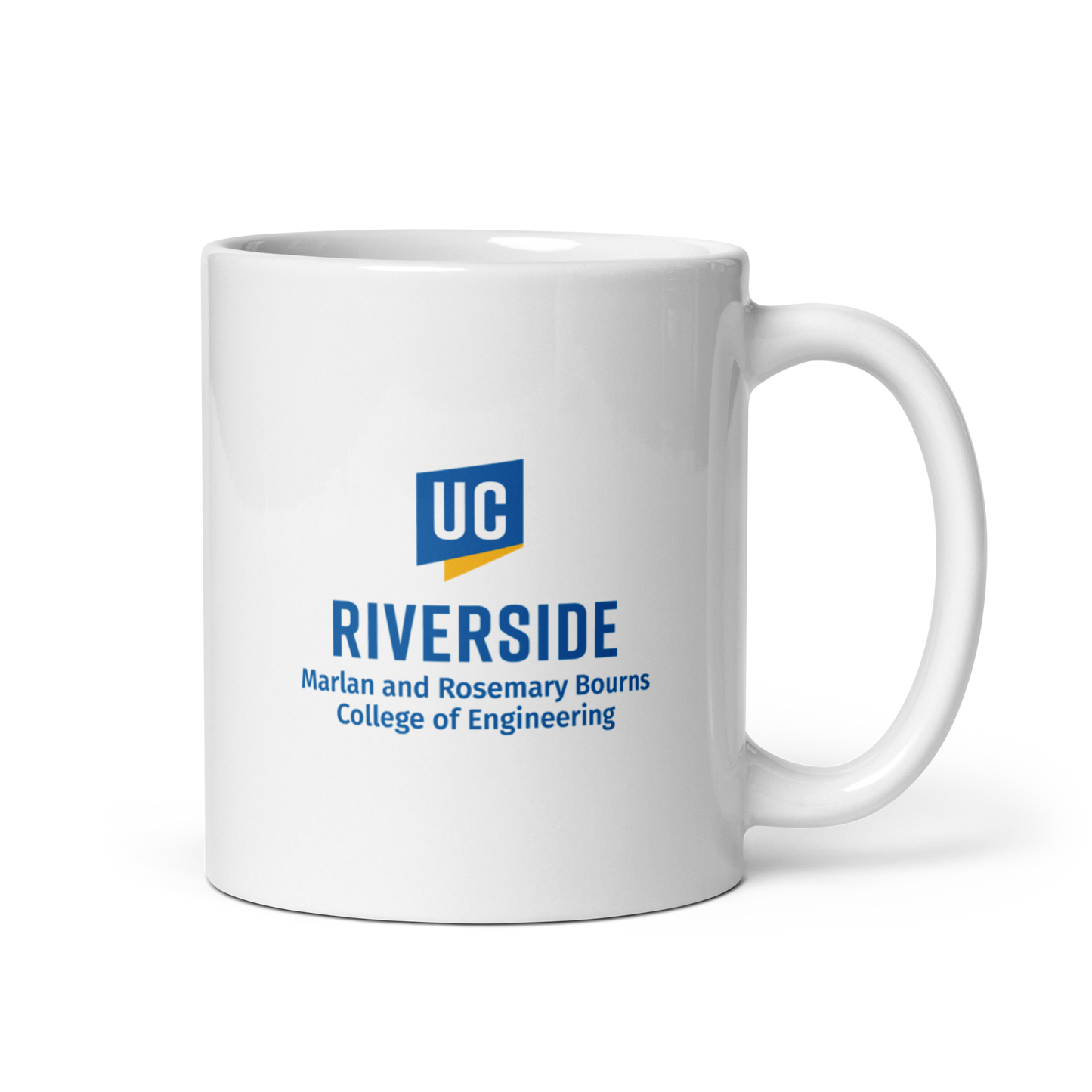 UCR - Marlan and Rosemary Bourns College of Engineering White glossy mug