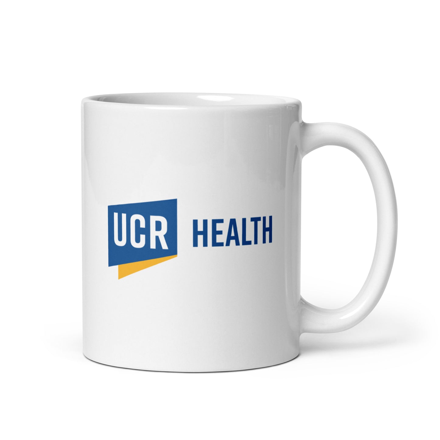 UCR Health White glossy mug